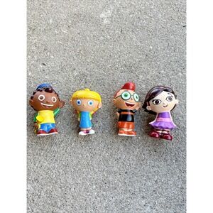 Disney Little Einsteins 4 Figures Leo June Quincy Annie Doll Lot Vintage 00s